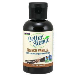 NOW® Foods NOW Better Stevia Liquid, Francúzska vanilka, 59ml