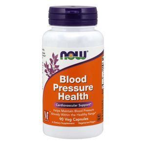 NOW® Foods NOW Blood Pressure Health (zdravý krvný tlak), 90 rastlinných kapsúl