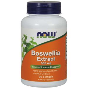 NOW® Foods NOW Boswellia Extrakt, 500 mg, 90 softgélových kapsúl