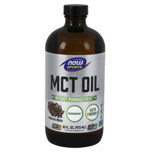 NOW® Foods NOW MCT olej, Chocolate Moca, 473 ml