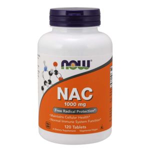 NOW® Foods NOW NAC (N-Acetyl-L-Cysteín) 1000 mg, 120 tabliet