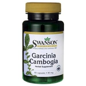 Swanson Garcinia Cambogia 5:1 Extract, 80mg, 60 kapsúl