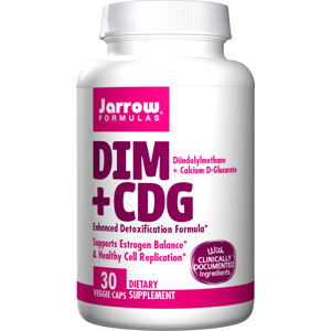 Jarrow Formulas Jarrow DIM + CDG (diindolylmetán + D-glukarát vápenatý), 30 rastlinných kapsúl
