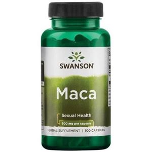 Swanson Maca, 500 mg, 100 kapsúl