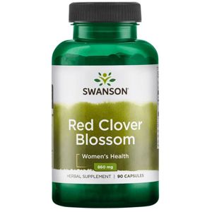 Swanson Red Clover Blossom (Ďatelina červená), 430 mg, 90 kapsúl