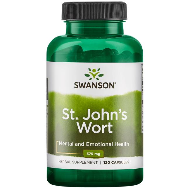 Swanson St. John's Wort (Ľubovník bodkovaný), 375 mg, 120 kapsúl