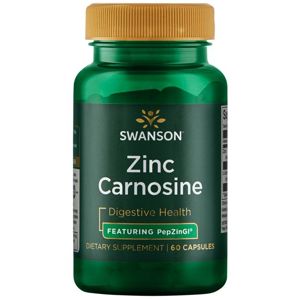 Swanson Zinc Carnosine, Zinok Karnosín, 60 kapsúl