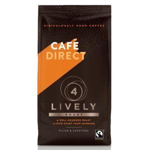 Cafédirect - Lively mletá káva s tónmi karamelu, 227 g