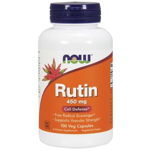 NOW® Foods NOW Rutín, 450 mg, 100 rastlinných kapsúl