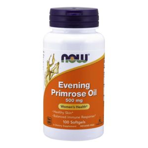 NOW® Foods NOW Evening Primrose Oil (Pupálkový olej), 500 mg, 100 sofgel kapsúl