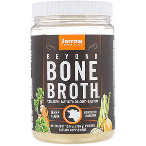 Jarrow Formulas Jarrow Beyond Bone Broth, hovädzí, 306 g (instantný vývar z kostí) Expirace 12/2021