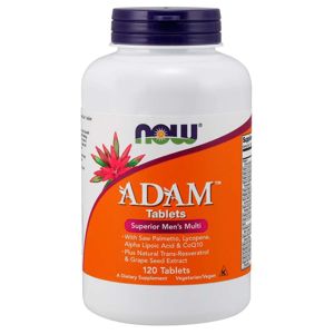 NOW® Foods NOW Adam, Multivitamín pre mužov, 120 tabliet
