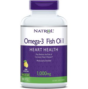 Natrol Omega-3 (molekulárne destilované) 1000mg, 150 Softgel