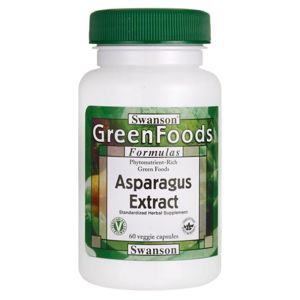 Swanson Asparagus Extrakt (Špargľa), 60 kapsúl