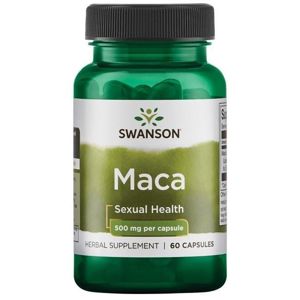 Swanson Maca Extrakt (žerucha peruánska), 500 mg, 60 rastlinných kapsúl