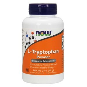 NOW® Foods NOW L-Tryptophan Powder, L-Tryptofan prášok, 57g