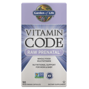 Garden of Life Vitamín Code RAW Prenatal (multivitamín pre tehotenstvo), 90 rastlinných kapsúl