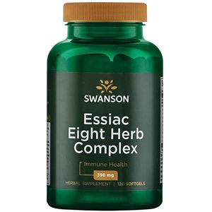 Swanson Essiac Eight Herb Complex, 398 mg, 120 softgelových kapslí