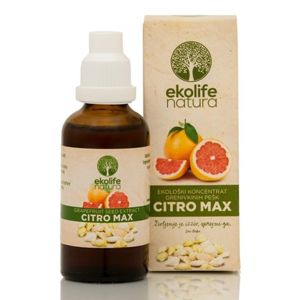 Ekolife Natura - Citro Max Organic (bio extrakt zo semienok grapefruitu), 50 ml *DE-ÖKO-005 certifikát